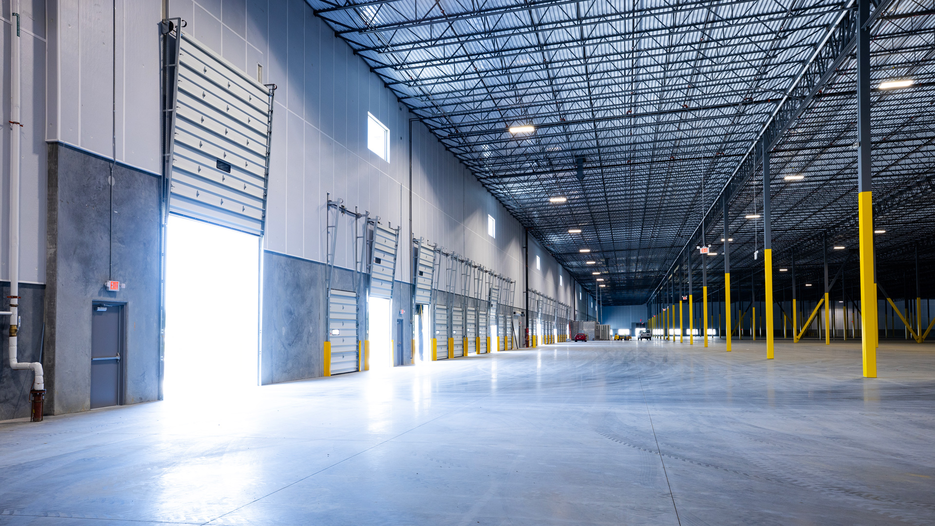 Logan-North-Industrial-Park-warehouse-interior-with-dock-doors