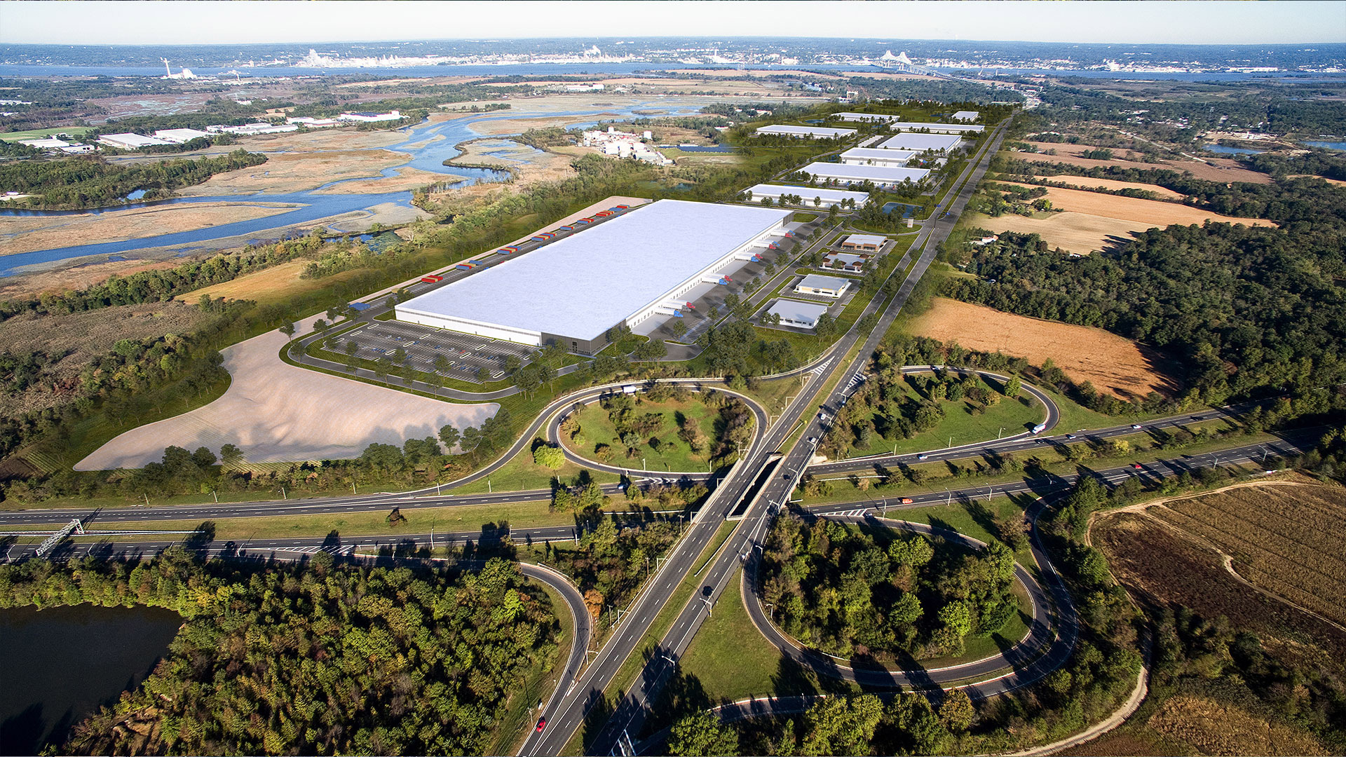 Logan-North-Industrial-Park-wide-angle-aerial